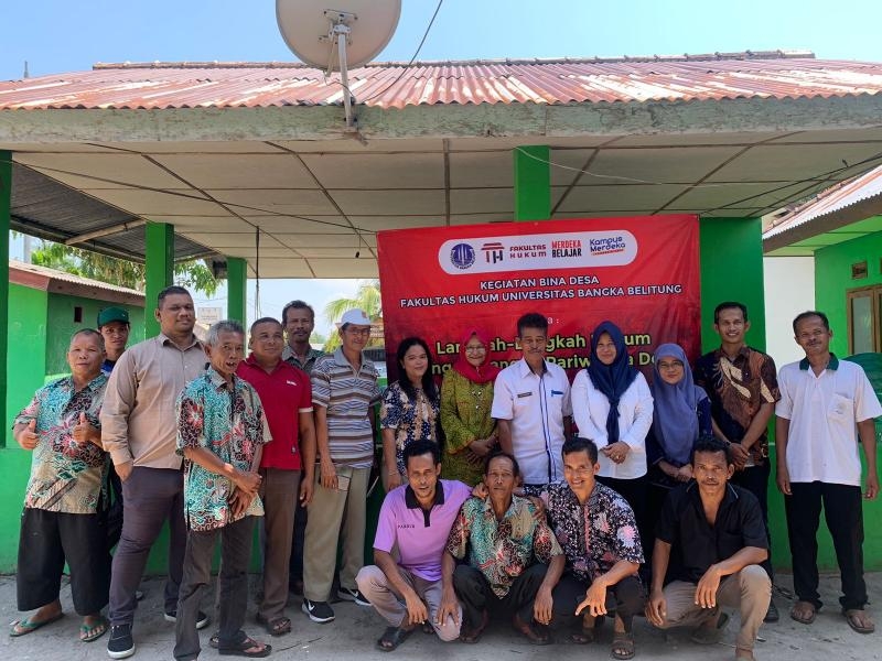 Fakultas Hukum UBB Laksanakan Bina Desa di Tanjung Niur, Dorong Langkah-Langkah Strategis Pengembangan Pariwisata Daerah
